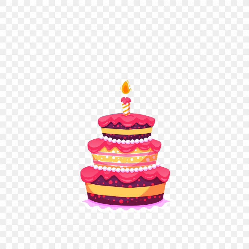 Birthday Cake Torte Clip Art, PNG, 2000x2000px, Birthday Cake, Baking, Birthday, Cake, Cake Decorating Download Free