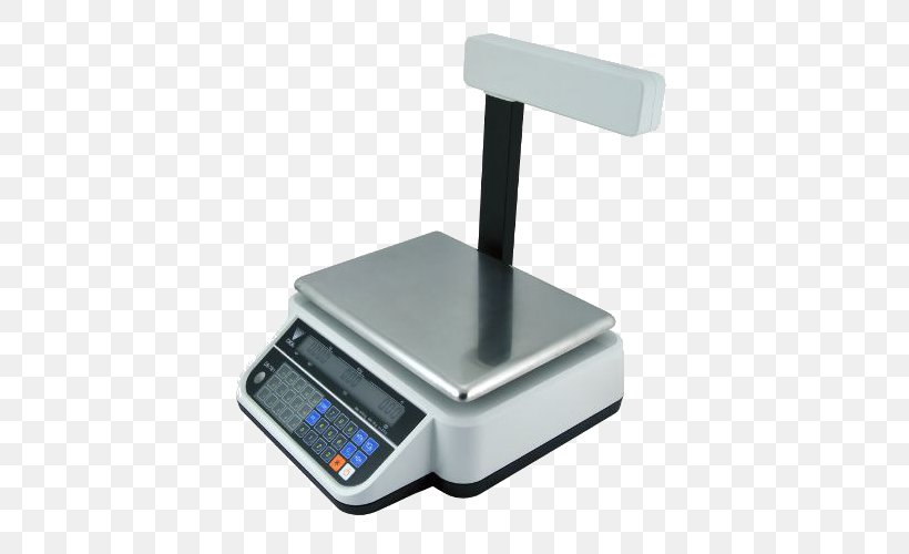 Measuring Scales Trade Display Device Weight Price, PNG, 500x500px, Measuring Scales, Accuracy And Precision, Calculation, Cash Register, Display Device Download Free