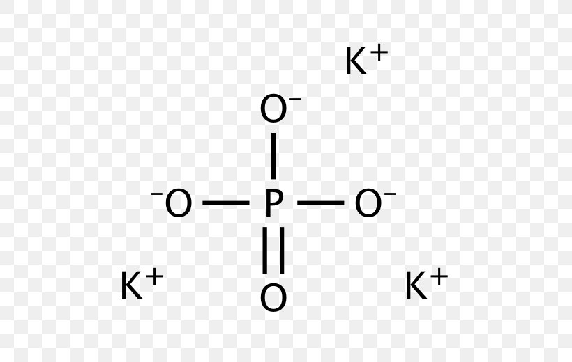 Tripotassium Phosphate Structure, PNG, 696x520px, Potassium Phosphate, Anhydrous, Area, Brand, Chemical Bond Download Free