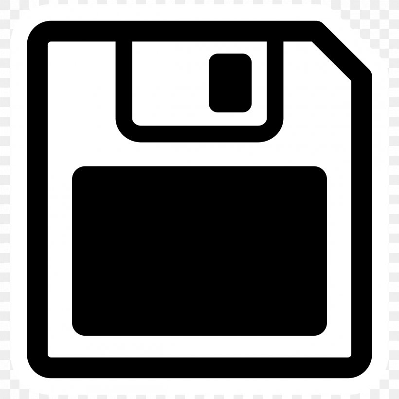 Desktop Wallpaper Floppy Disk Clip Art, PNG, 2400x2400px, Floppy Disk, Area, Black, Black And White, Desktop Environment Download Free