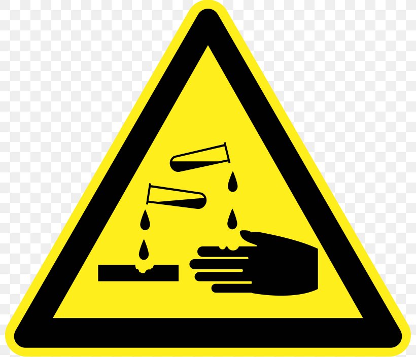 Corrosive Substance Hazard Symbol Corrosion Acid Warning Sign, PNG, 800x704px, Corrosive Substance, Acid, Area, Corrosion, Hazard Download Free