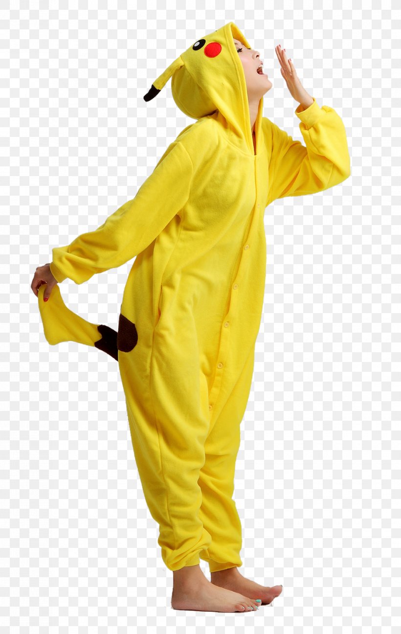 Pikachu Kigurumi Pajamas Costume Onesie, PNG, 980x1549px, Pikachu, Adult, Character, Clothing, Cosplay Download Free