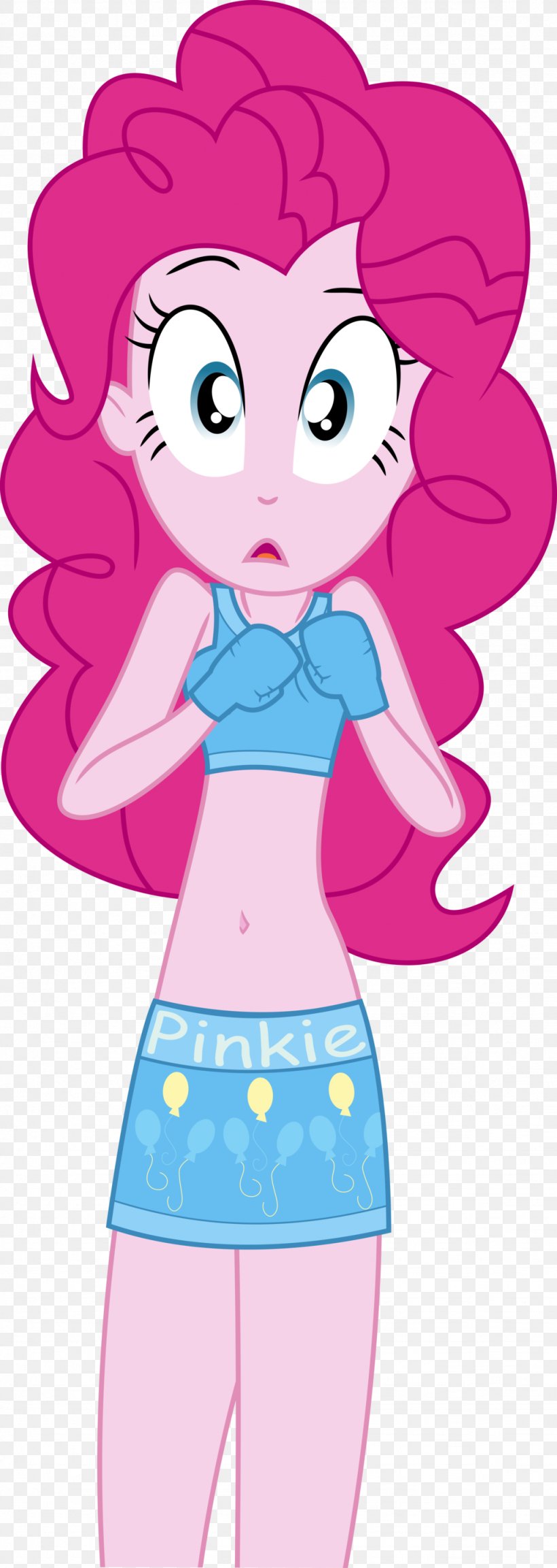 Pinkie Pie My Little Pony: Friendship Is Magic Boxing Clothing, PNG, 1024x2880px, Watercolor, Cartoon, Flower, Frame, Heart Download Free