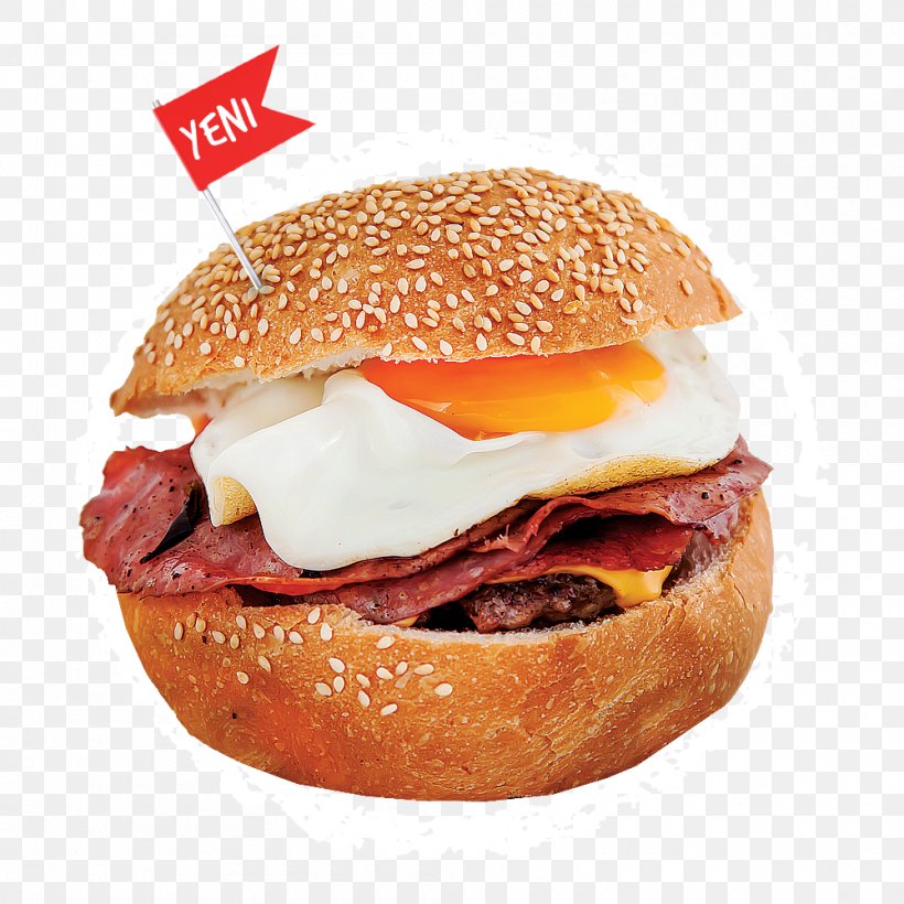 Breakfast Sandwich Cheeseburger Hamburger Whopper Veggie Burger, PNG, 1000x1000px, Breakfast Sandwich, American Food, Bacon, Breakfast, Buffalo Burger Download Free