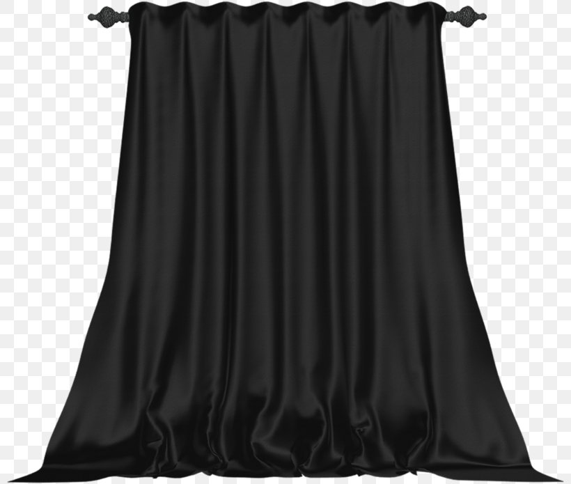 Curtain Black White Dress, PNG, 800x695px, Curtain, Black, Black And White, Dress, Interior Design Download Free