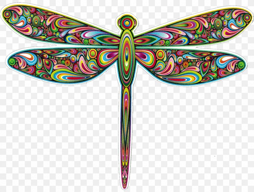 Dragonfly Psychedelic Art Psychedelia Clip Art, PNG, 1000x757px, Dragonfly, Art, Arthropod, Butterfly, Color Download Free