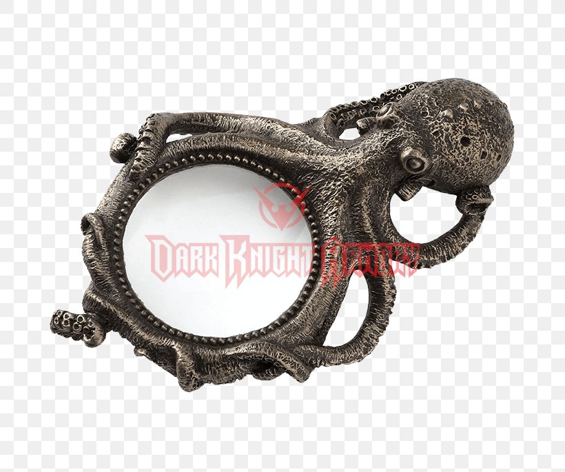 Octopus Magnifying Glass Cephalopod Mirror, PNG, 685x685px, Octopus, Airship, Art, Cephalopod, Collectable Download Free