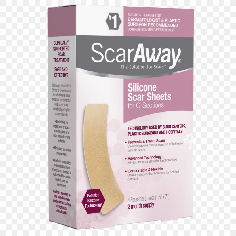 ScarAway Silicone Scar Sheets ScarAway Professional Grade Silicone Daily Discs Scaraway 1.5 X 3 Reusable Washable Silicone Scar Sheets ScarAway Professional Grade Silicone Scar Sheets, 6 Ea, PNG, 1000x1000px, Scar, Adhesive, Cosmetics, Cream, Healing Download Free