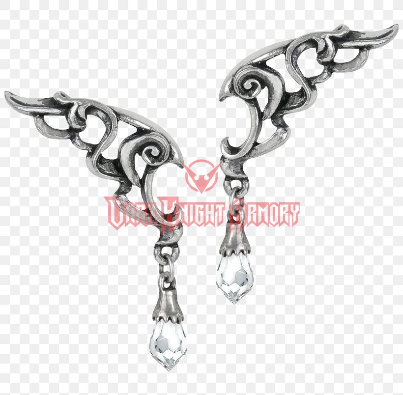 Alchemy Gothic Wings Of Eternity Earrings E367 Jewellery Alchemy Gothic E350 Empyrian Eye Tears From Heaven Earrings Alchemy Gothic Wings Of Eternity Necklace, PNG, 804x804px, Earring, Body Jewelry, Chain, Clothing, Earrings Download Free