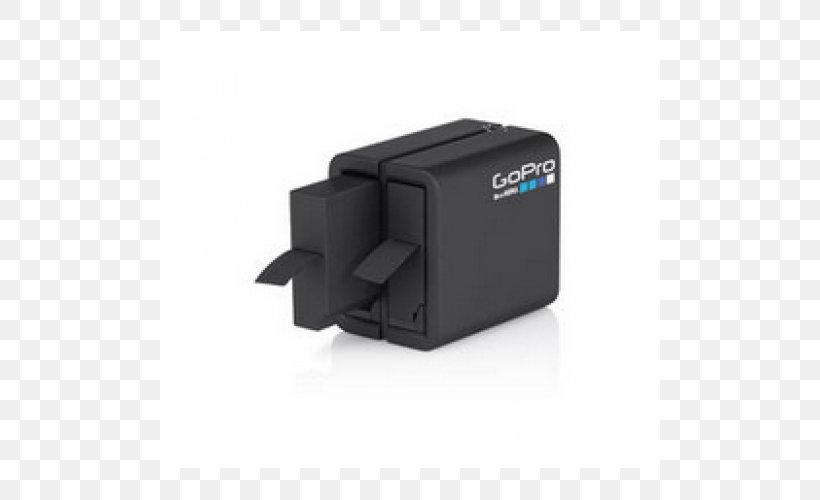 Battery Charger GoPro HERO4 Black Edition Rechargeable Battery GoPro HERO5 Black, PNG, 500x500px, Battery Charger, Camera, Computer Component, Digital Cameras, Electric Battery Download Free