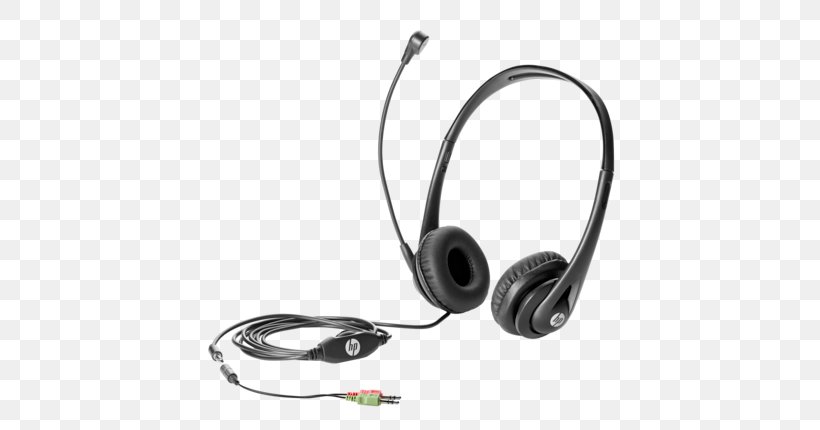 Business Headset HP T4E61AT V2 Hewlett-Packard Headphones HP Business Headset V2 Computer, PNG, 573x430px, Hewlettpackard, Audio, Audio Equipment, Communication Accessory, Computer Download Free