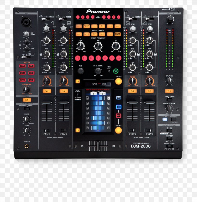 CDJ-2000 Disc Jockey DJ Mixer DJM, PNG, 4332x4441px, Watercolor, Cartoon, Flower, Frame, Heart Download Free