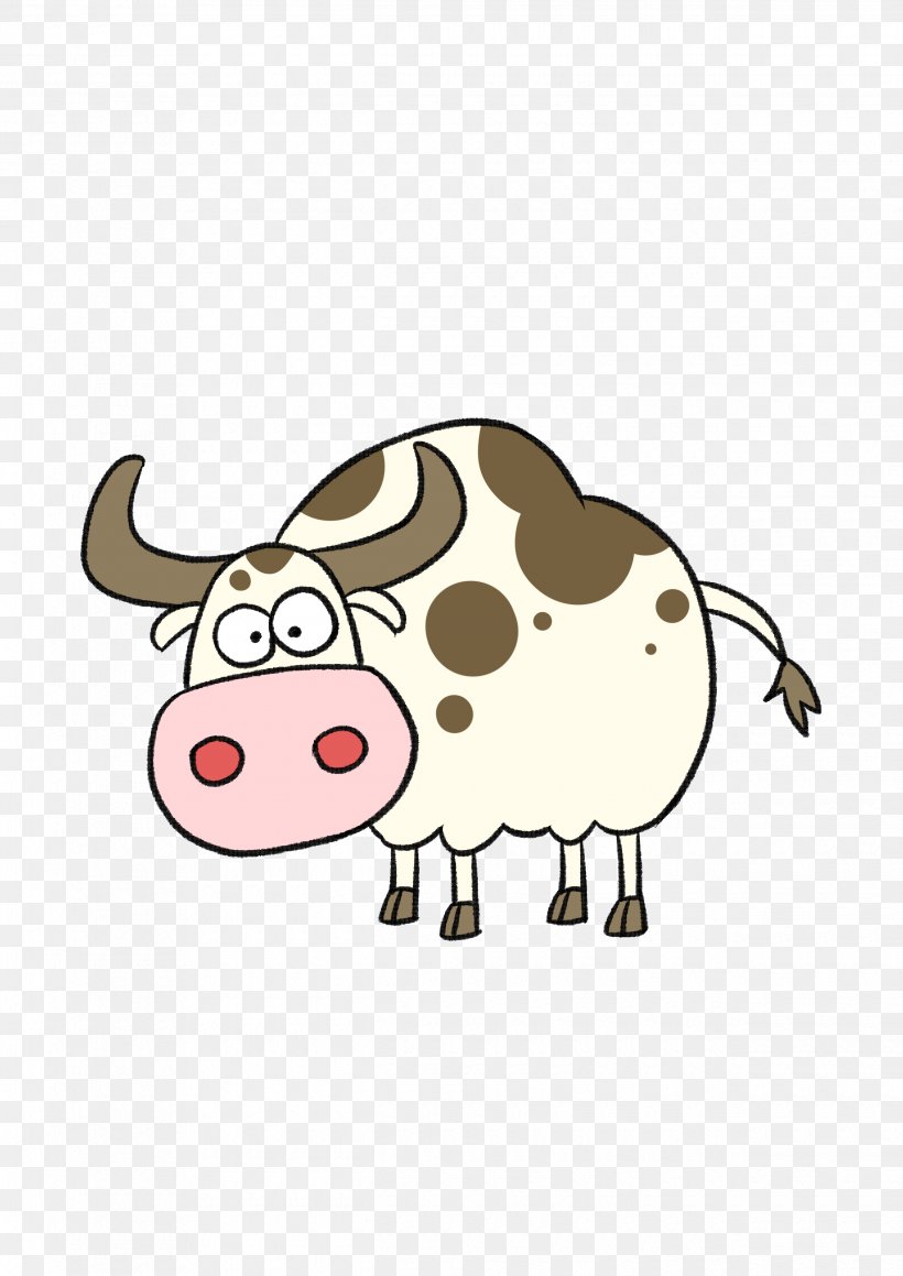 Clip Art Illustration Cattle Snout Product, PNG, 2480x3508px, Cattle, Bovine, Cartoon, Character, Dairy Cow Download Free