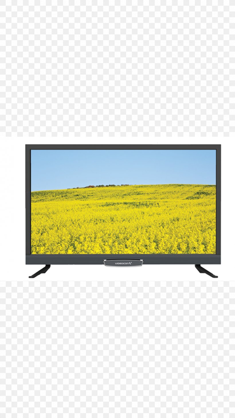 LED-backlit LCD Television Set Videocon HD Ready, PNG, 1080x1920px, Ledbacklit Lcd, Computer Monitors, Display Device, Display Size, Grass Download Free