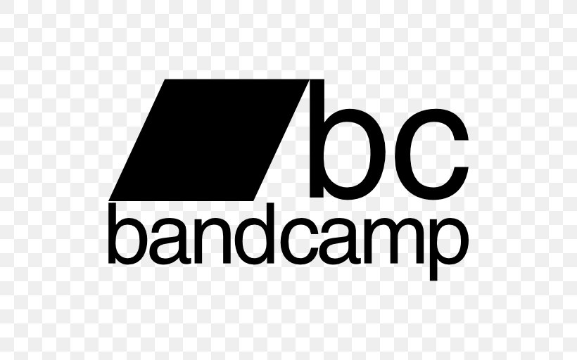 Logo Brand Symbol Bandcamp, PNG, 512x512px, Logo, Area, Bandcamp, Black, Black And White Download Free