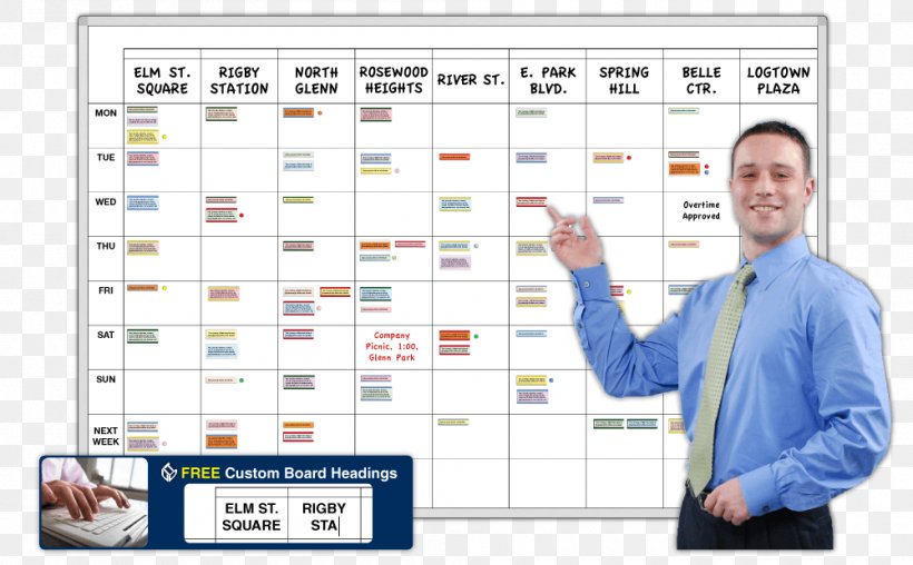 Magnatag Organization Dry-Erase Boards Schedule Project Management, PNG, 1000x620px, Magnatag, Business, Communication, Computer Software, Craft Magnets Download Free