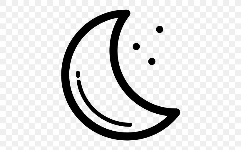 Moon Symbol, PNG, 512x512px, Moon, Blackandwhite, Crescent, Emoticon, Facial Expression Download Free