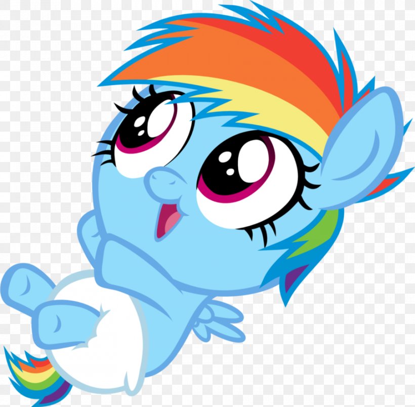 Rainbow Dash Foal Fluttershy Cuteness Pony, PNG, 902x885px, Watercolor, Cartoon, Flower, Frame, Heart Download Free