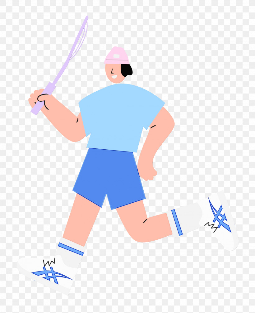 Cobalt Blue / M Cobalt Blue / M Clothing Human Body Personal Protective Equipment, PNG, 2040x2500px, Badminton, Cartoon, Character, Clothing, Equipment Download Free