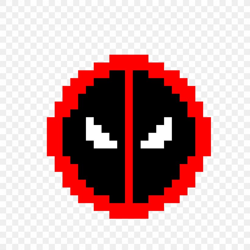 Deadpool Pixel Art Spider-Man Clip Art Venom, PNG, 1184x1184px, Deadpool, Art, Bead, Brand, Logo Download Free