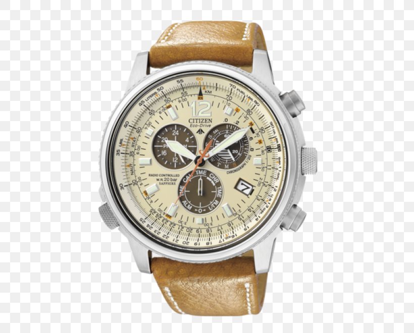 Eco-Drive Watch Strap Citizen Holdings Radio Clock, PNG, 660x660px, Ecodrive, Beige, Brand, Brown, Buckle Download Free