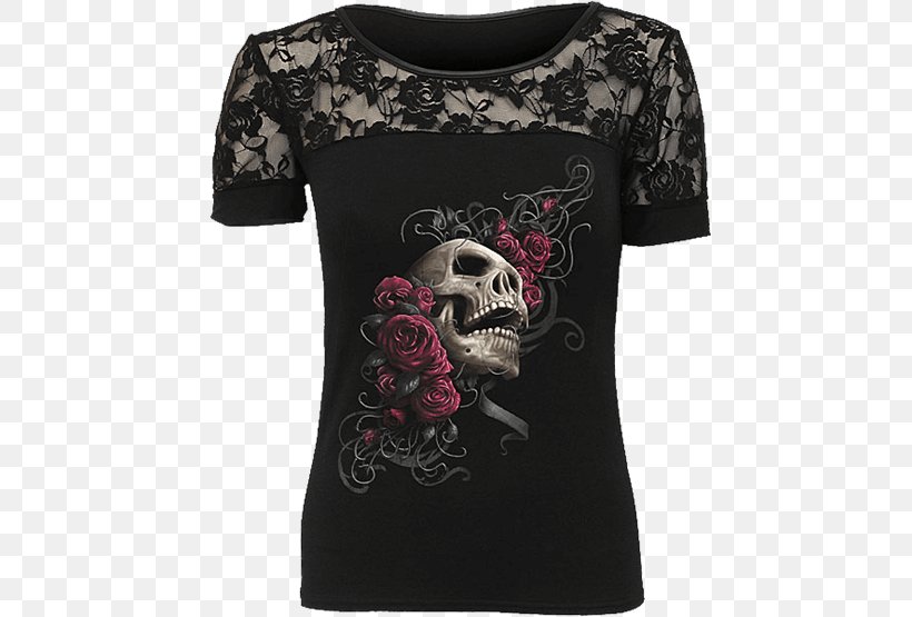 T-shirt Sleeve Lace Clothing, PNG, 555x555px, Tshirt, Black, Blouse, Brand, Clothing Download Free