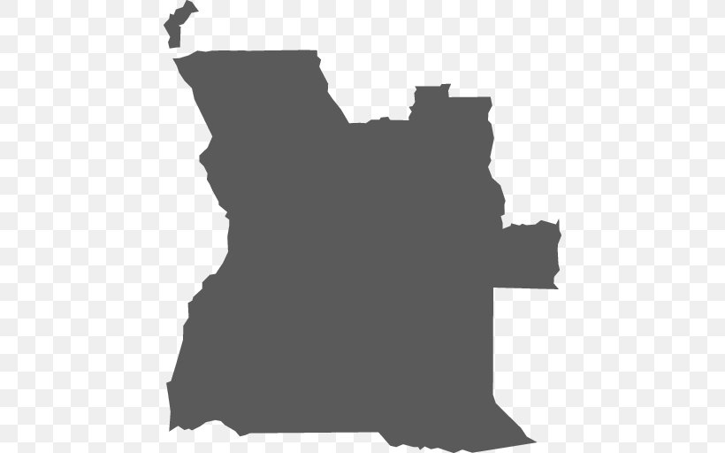 Angola Country Map, PNG, 512x512px, Angola, Black, Black And White, Country, Flag Of Angola Download Free