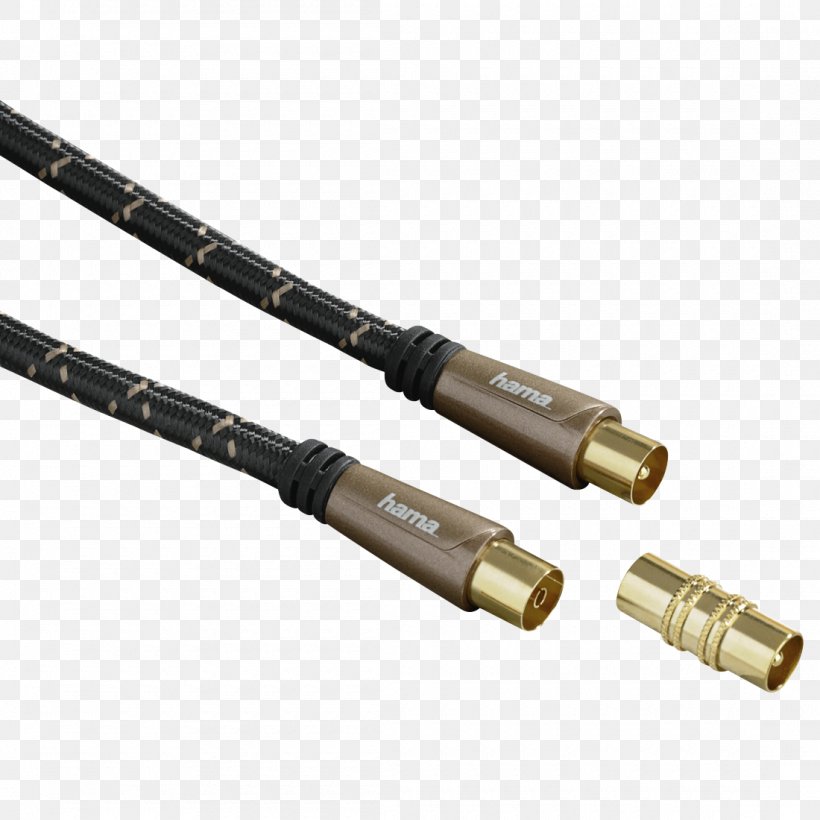 Coaxial Cable Electrical Cable Electrical Connector Cable Television Aerials, PNG, 1100x1100px, Coaxial Cable, Adapter, Aerials, Cable, Cable Television Download Free