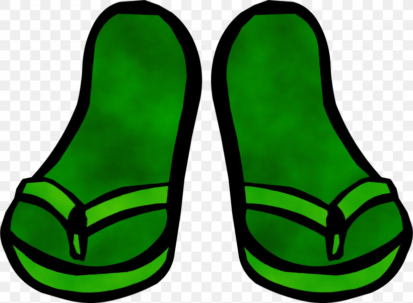 Footwear Green Shoe Slipper Athletic Shoe, PNG, 2194x1611px, Watercolor, Athletic Shoe, Footwear, Green, Paint Download Free
