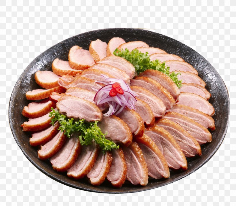Peking Duck Barbecue Korean Cuisine Bacon, PNG, 863x753px, Watercolor, Cartoon, Flower, Frame, Heart Download Free