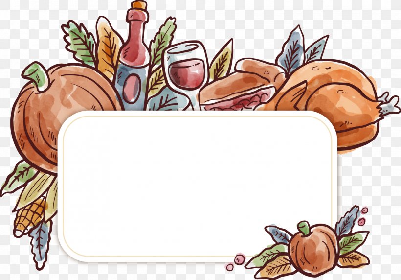 Thanksgiving Turkey Poster Clip Art, PNG, 1866x1302px, Thanksgiving, Art, Autumn, Cartoon, Food Download Free
