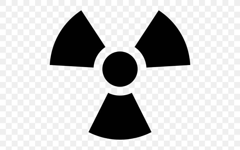 Ionizing Radiation Radioactive Decay Symbol, PNG, 512x512px, Ionizing Radiation, Biological Hazard, Black, Black And White, Hazard Symbol Download Free