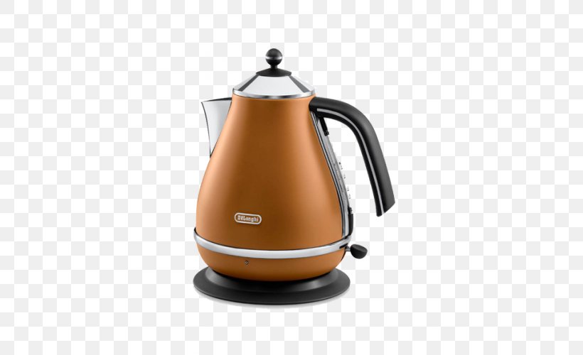 Kettle De'Longhi South Africa Toaster Home Appliance, PNG, 500x500px, Kettle, Cup, De Longhi, Electric Kettle, Home Appliance Download Free