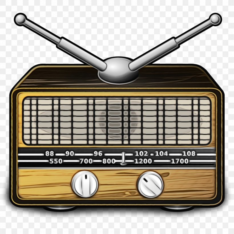 Watercolor Cartoon, PNG, 900x900px, Watercolor, Antique Radio, Broadcasting, Camelot Radio, Communication Device Download Free