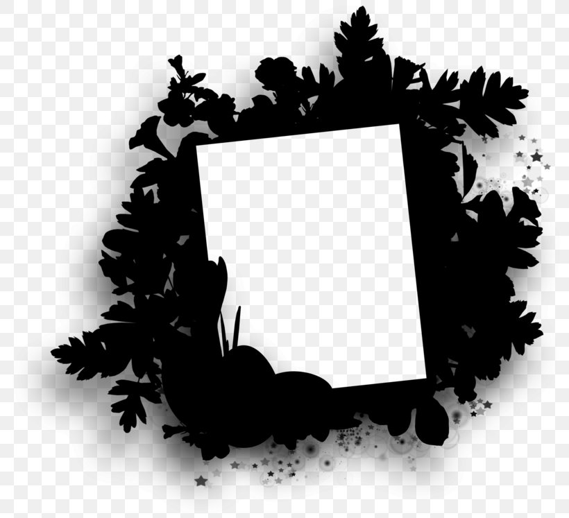 Desktop Wallpaper Graphics Picture Frames Font Leaf, PNG, 800x747px, Picture Frames, Blackandwhite, Computer, Interior Design, Leaf Download Free