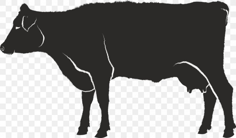 Dairy Cattle Baka Silhouette Image Ox, PNG, 960x563px, Dairy Cattle, Baka, Black And White, Bull, Calf Download Free