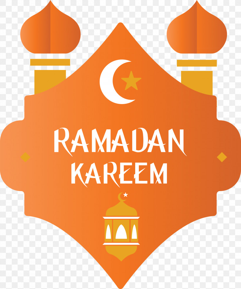 Ramadan Mubarak Ramadan Kareem, PNG, 2501x2999px, Ramadan Mubarak, Label, Logo, Orange, Ramadan Kareem Download Free