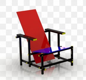 Blue Chair - Red And Blue Chair Eames Lounge Chair Barcelona Chair PNG