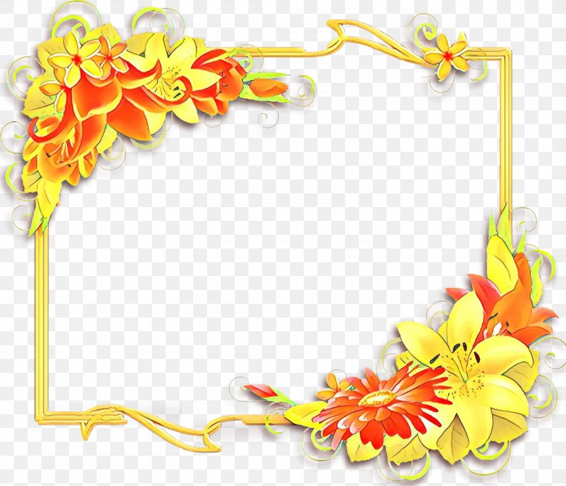 Background Yellow Frame, PNG, 3000x2577px, Floral Design, Cut Flowers, Flower, Flower Bouquet, Petal Download Free