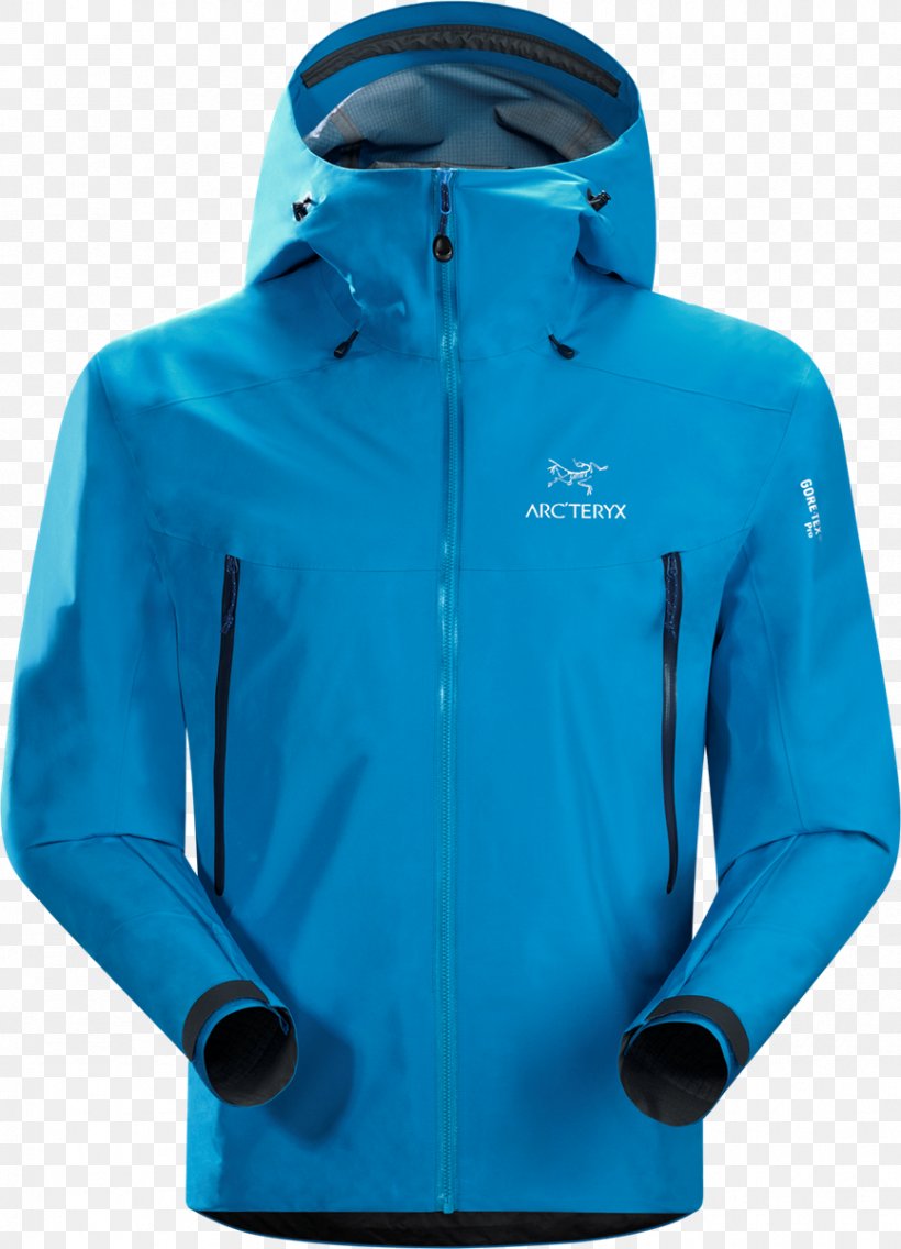 Hoodie Arc'teryx Gore-Tex Jacket The North Face, PNG, 866x1200px, Hoodie, Active Shirt, Aqua, Clothing, Cobalt Blue Download Free