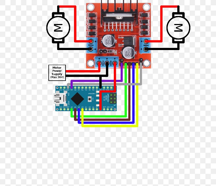 Microcontroller Arduino Electric Motor DC Motor Electronic Circuit, PNG, 640x706px, Microcontroller, Arduino, Arduino Nano, Area, Circuit Component Download Free