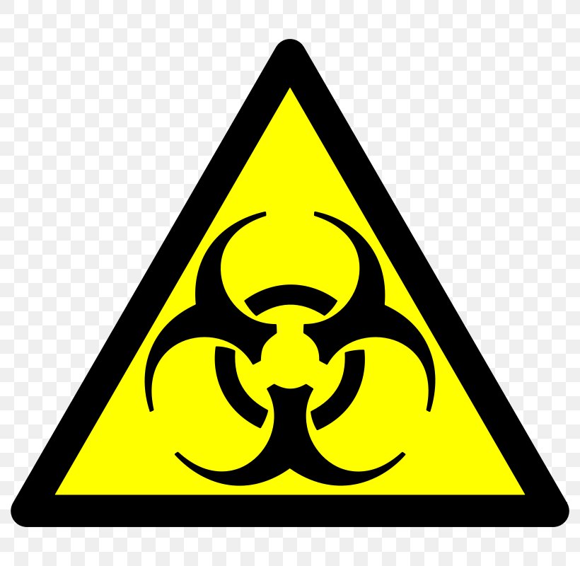 Biological Hazard Hazard Symbol Clip Art Vector Graphics, PNG, 800x800px, Biological Hazard, Area, Dangerous Goods, Hazard, Hazard Symbol Download Free