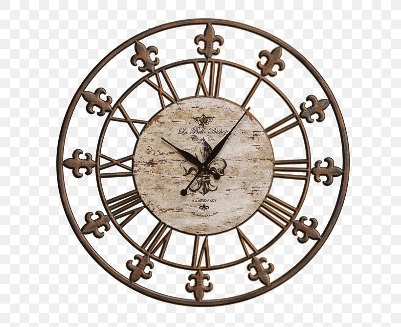 Clock Metal Wall Wrought Iron, PNG, 658x668px, Clock, Antique, Cast Iron, Decorative Arts, Framing Download Free