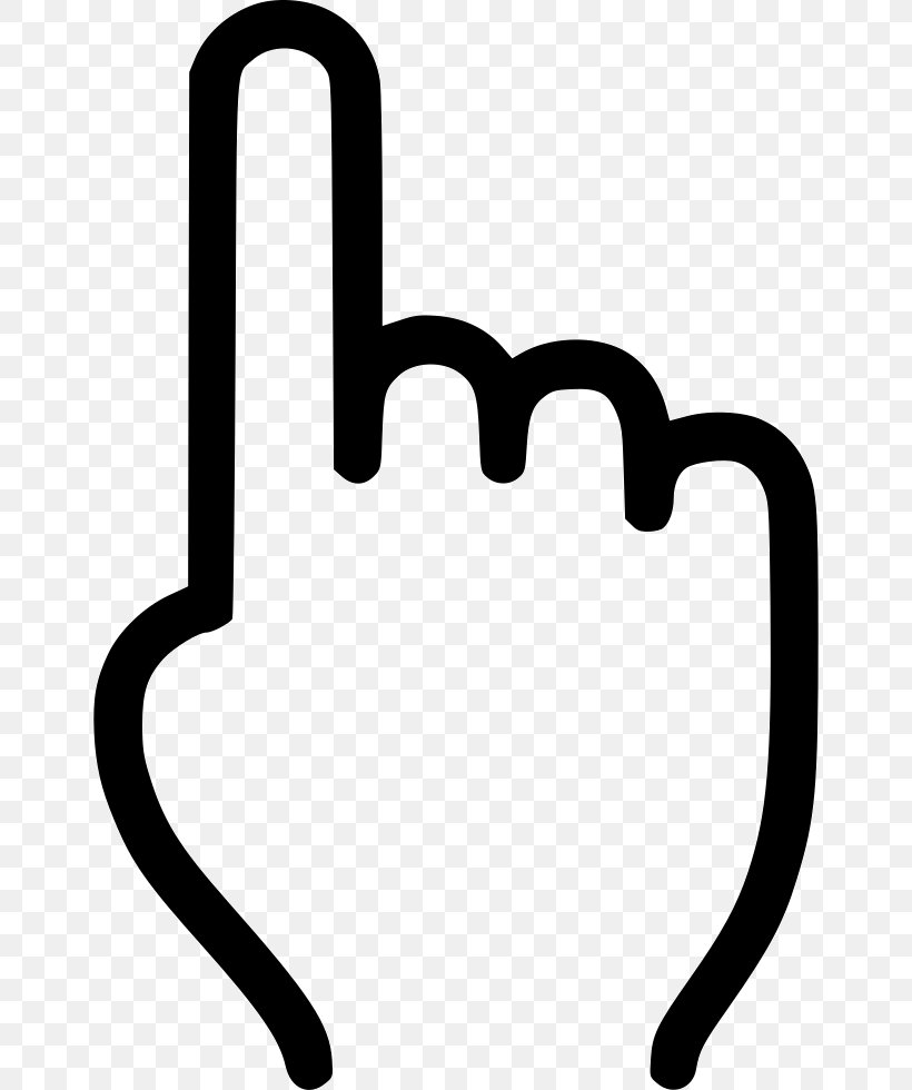 Cursor Finger Clip Art, PNG, 652x980px, Cursor, Black And White, Computer, Finger, Font Awesome Download Free