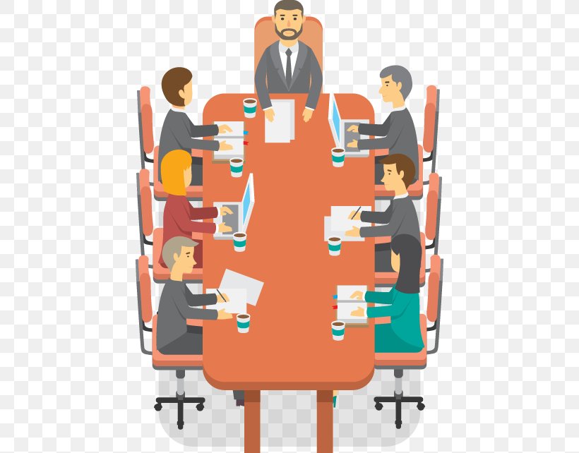 Meeting, PNG, 438x642px, Meeting, Business, Cartoon, Chair, Communication Download Free