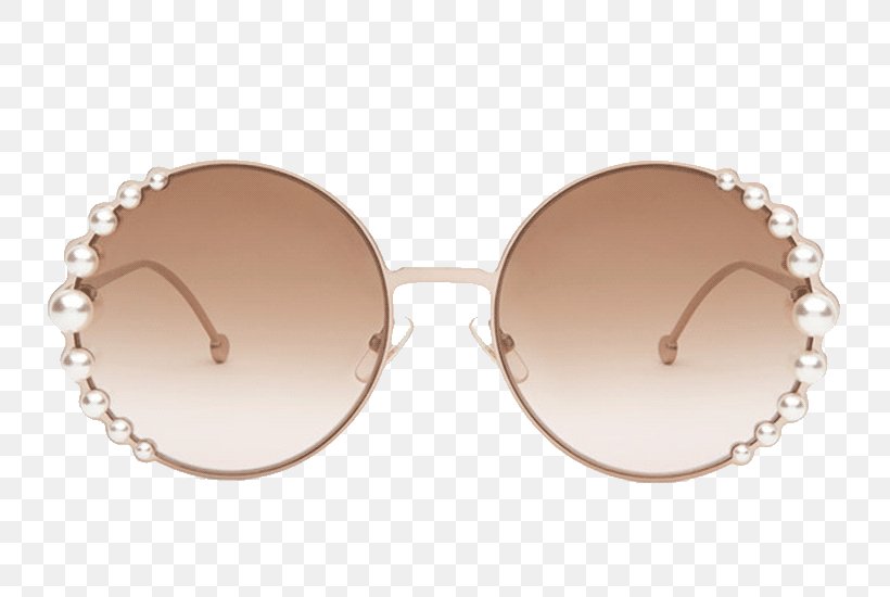 Sunglasses Imitation Pearl Fendi, PNG, 800x550px, Sunglasses, Beige, Brown, Clothing Accessories, Embellishment Download Free