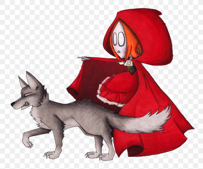 Little Red Riding Hood Gray Wolf Fashion Art, PNG, 900x750px, Little Red Riding Hood, Alternative Fashion, Art, Carnivoran, Chaperon Download Free