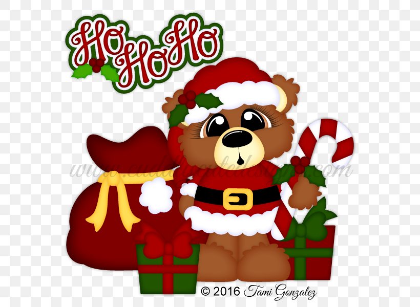 Polar Bear Christmas Ornament Santa Claus Reindeer, PNG, 600x600px, Watercolor, Cartoon, Flower, Frame, Heart Download Free
