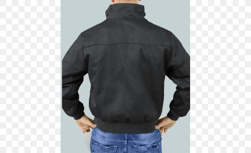 Leather Jacket Harrington Jacket Coat Clothing, PNG, 500x500px, Leather Jacket, Allegro, Black, Clothing, Clothing Accessories Download Free