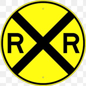 Train - Rail Transport Train Level Crossing Sign PNG